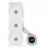 Refrigeración líquida todo en uno Lian Li Hydroshift II LCD-C 360TL — ventilador de 120 mm, 200–2600 rpm, FDB, blanco