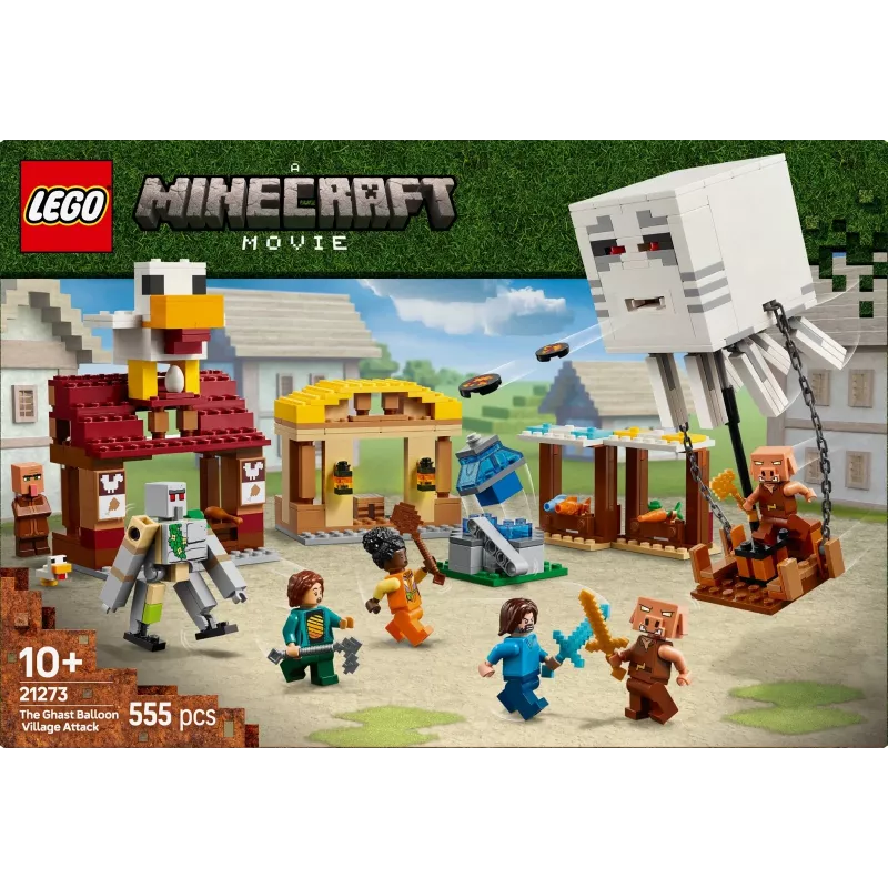 LEGO MINECRAFT 21273 El ataque del globo ghast al poblado