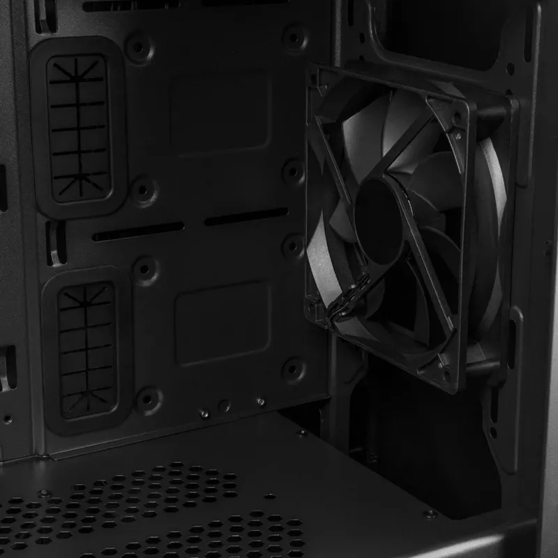 Carcasa de PC MODECOM Oberon Pro Midi Tower, cristal templado, microATX/ATX, 7 ranuras, 395 mm GPU, 2x3,5 pulgadas + 3x2,5 pulgadas bahías, USB 3.2 Gen1
