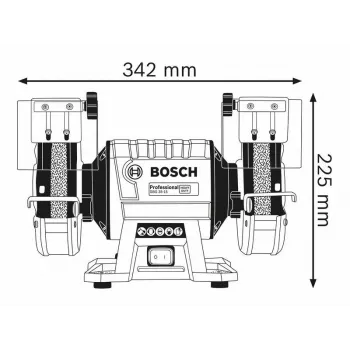 LIJADORA DE SOBREMESA FI 150/20 MM 350W GBG 35-15 BOSCH