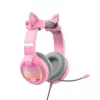 Auriculares gaming HAVIT Gamenote H2233D RGB — circumaurales, con cable, rosa