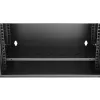 EXTRALINK LITE 4U 530X400 armario rack de pared negro con bandeja