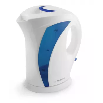 Esperanza EKK018B hervidor de agua 1,7 L, blanco/azul