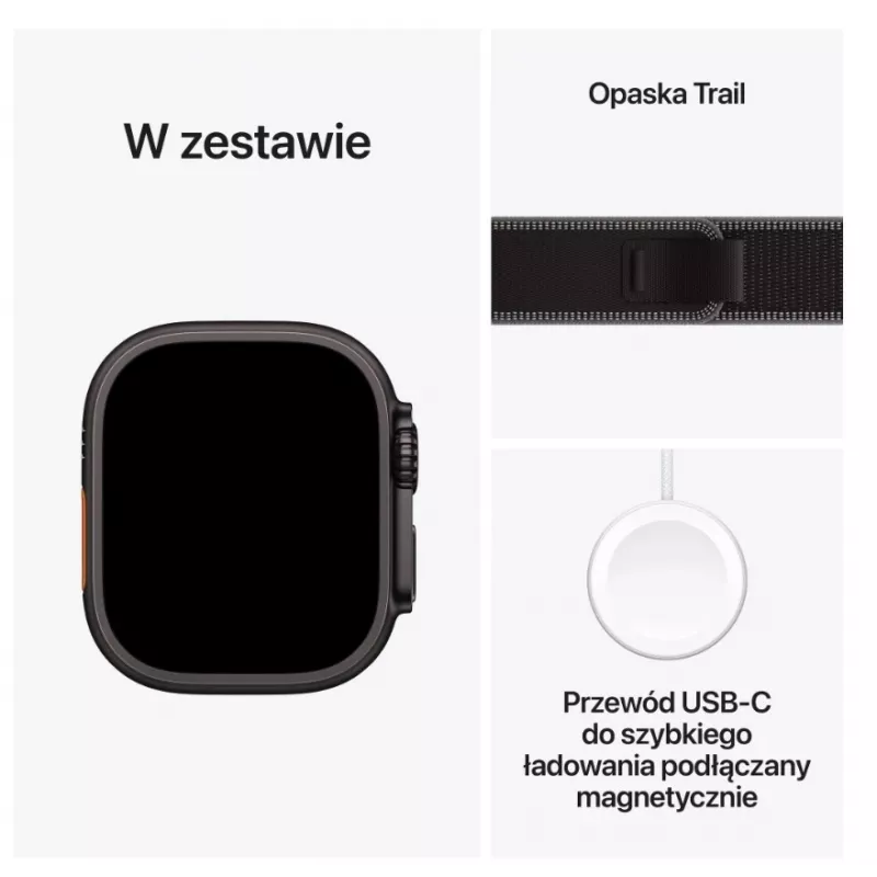 Smartwatch Apple Watch Ultra 3 GPS + Cellular 49mm Caja de titanio negro