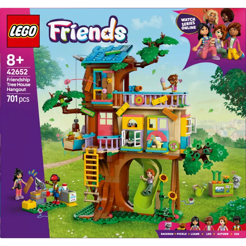 LEGO FRIENDS 42652 Punto de encuentro de la casa del árbol de la amistad
