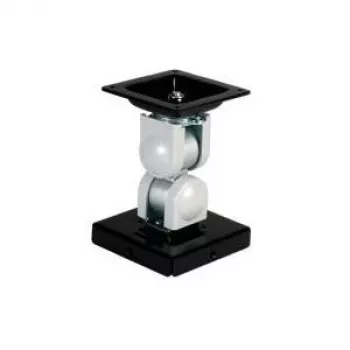 Soporte LCD, montaje en pared, 2 articulaciones, 6 kg, 75 x 75 mm, gris