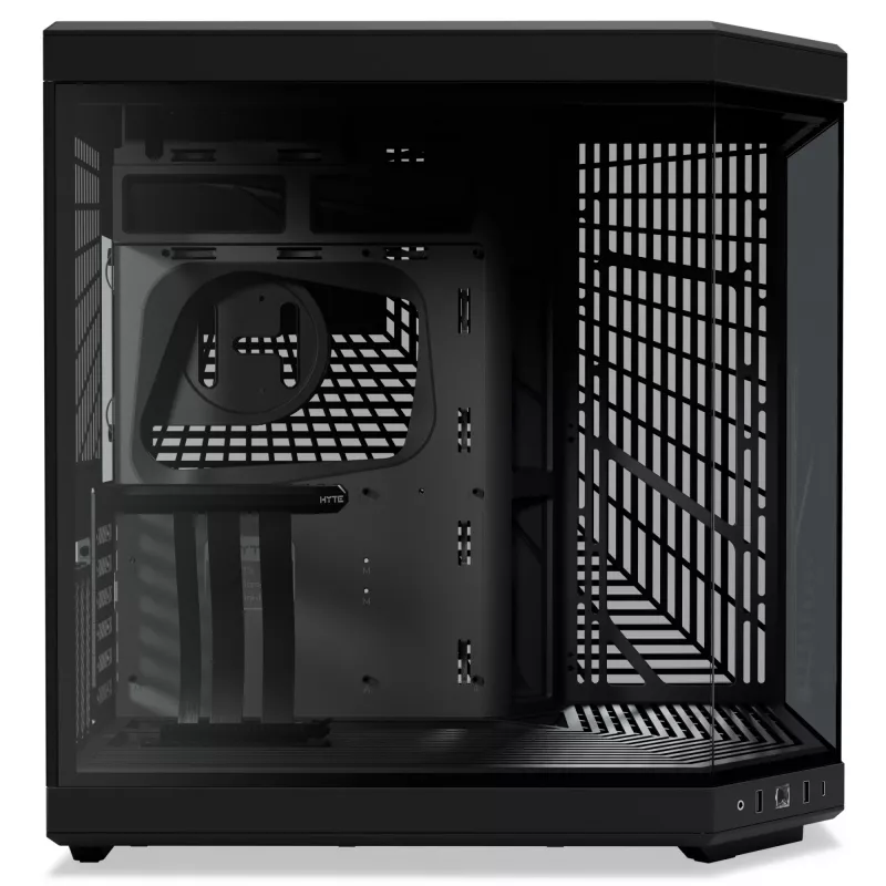 HYTE Y70 CS-HYTE-Y70-B caja de PC Midi Tower, E-ATX, cristal templado, Pitch Black
