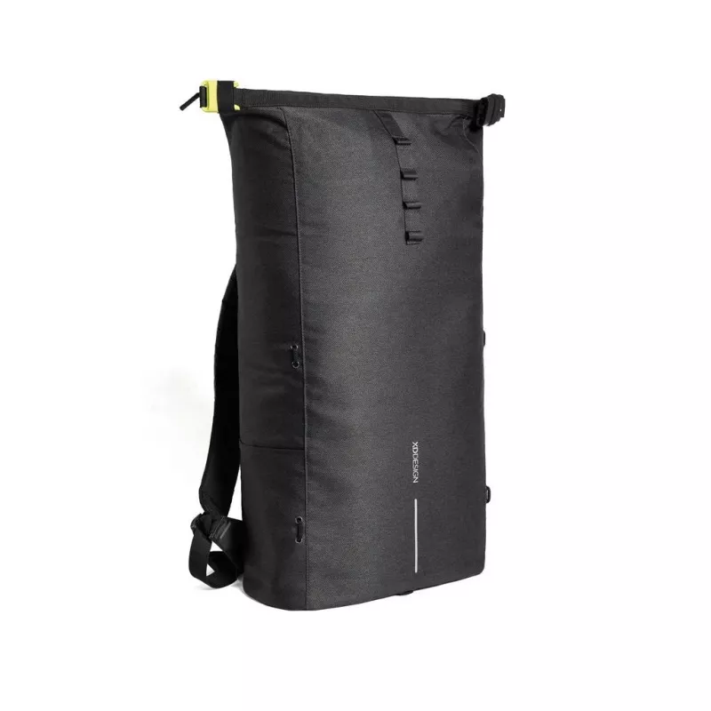XD Design Bobby Urban Lite P705.501 mochila antirrobo para portátil, 15 pulgadas, 22 l (ampliable a 27 l), resistente al agua, bolsillos RFID, correa para equipaje, negra