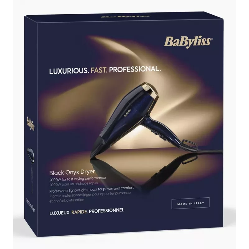 Secador de pelo BaByliss 5911E 2000 W Negro Oro