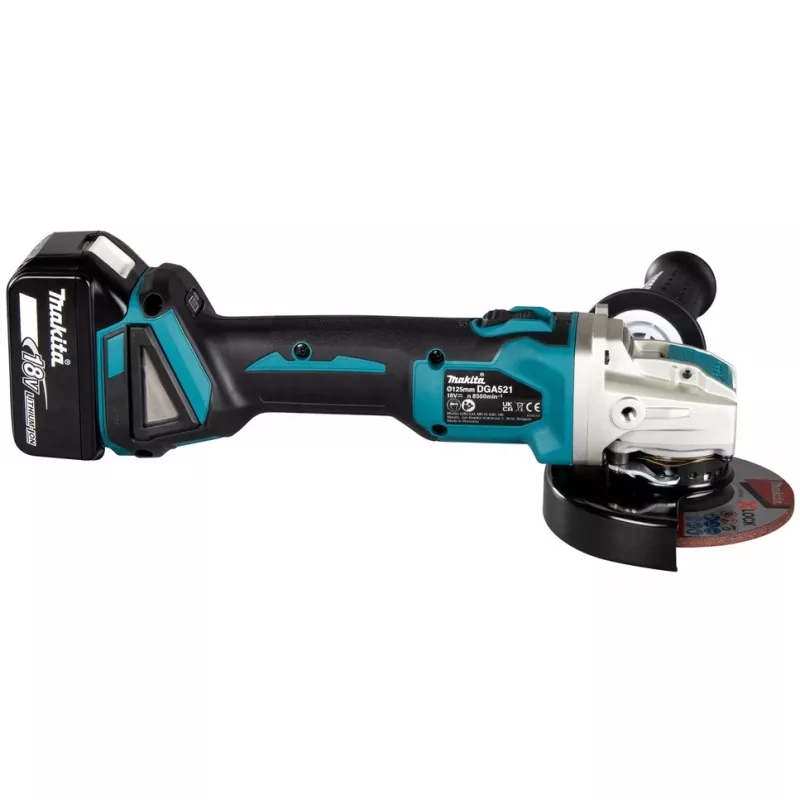 Amoladora angular a batería X-LOCK DGA521ZX1, 18Volt (azul/negro, sin batería ni cargador)