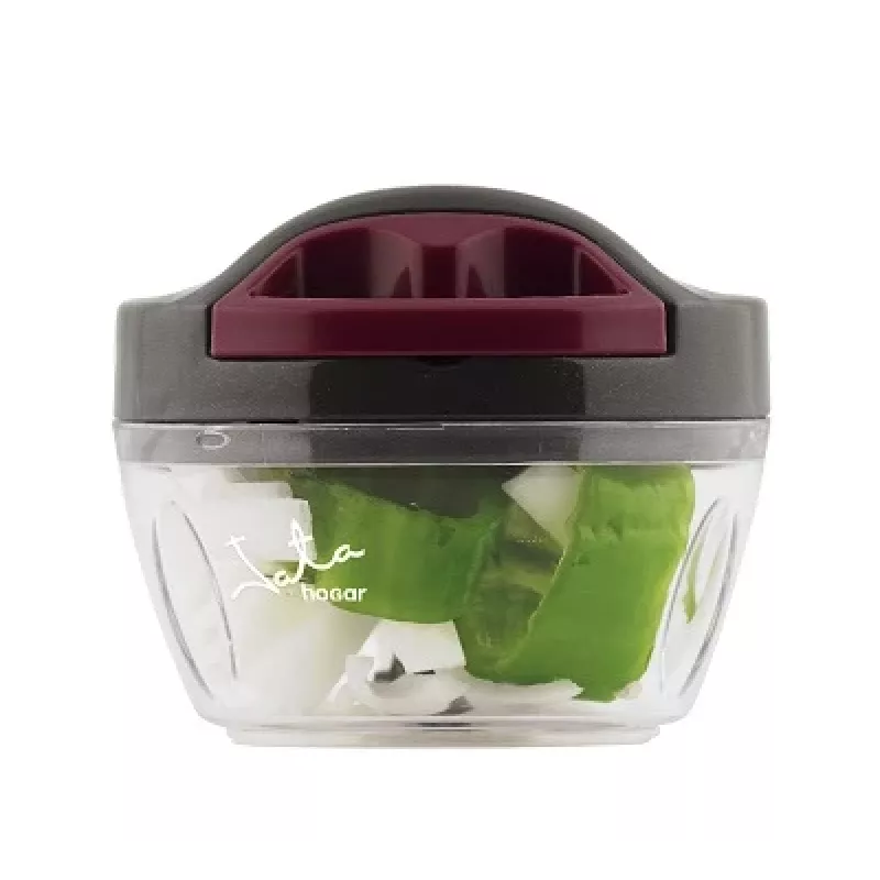 Picadora de alimentos manual JATA AC57E negra transparente