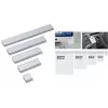 Maul Regleta de sujeción 6246608 DIN A6 Aluminio mate Plata