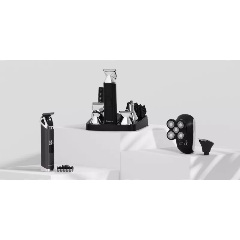 Recortadora de barba Manta HT-02BK Trimo, negra