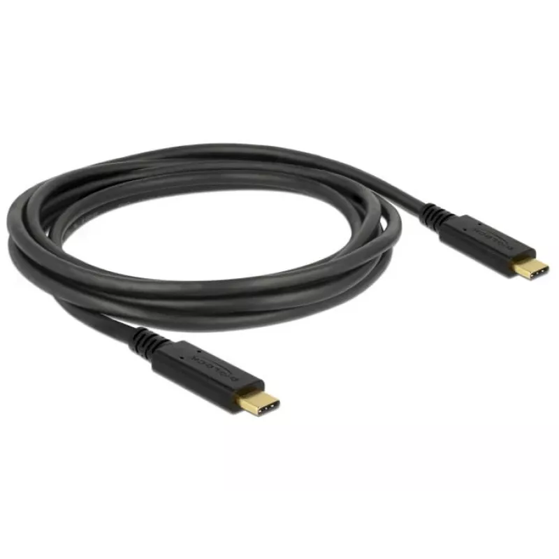 Cable USB DeLOCK 83668 USB 3.2 Gen 1 2m USB C negro