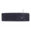 Gembird KBS-UO4-01 teclado ratón incluido Office USB QWERTY inglés de EE. UU. negro
