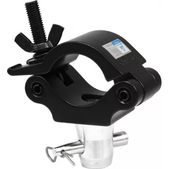 Abrazadera EUROLITE TPC-56 negra – abrazadera de montaje para estructuras y tubos