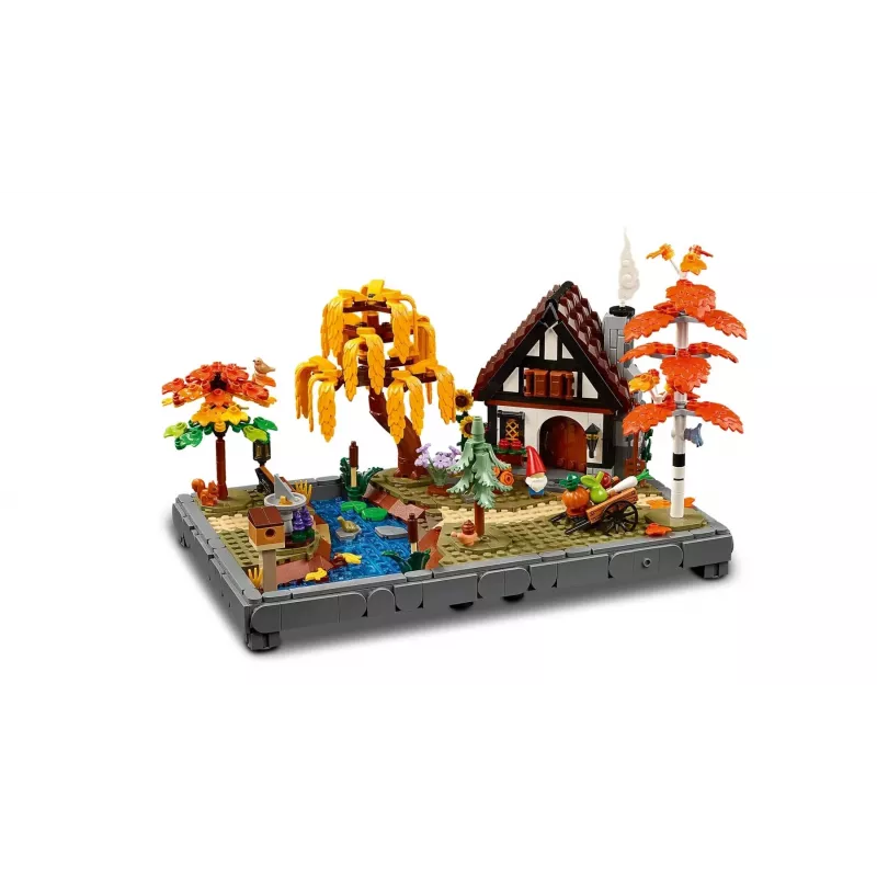 LEGO ICONS 11372 Jardín de casa de campo otoñal