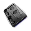 Base de refrigeración y carga FIXED FIXPS5-MCS-BW — base multifunción para mando PS5 DualSense