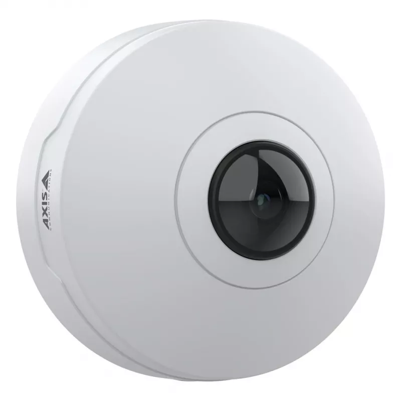 Axis M4327-P 02636-001 cámara IP panorámica minidomo para interior, 6 MP, ojo de pez 180/360°, techo/pared, blanca