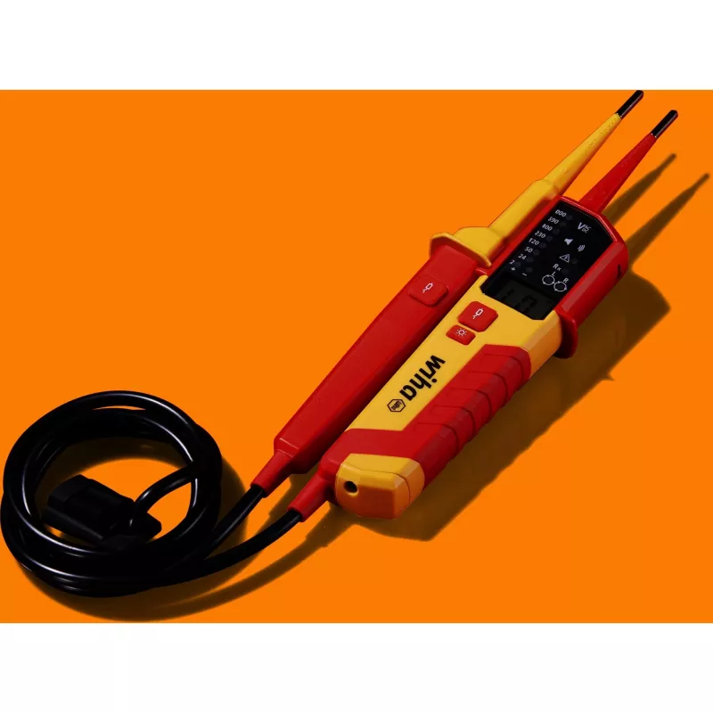 Comprobador de tensión y continuidad Wiha 45216 12–1000 V AC, comprobador manual para tensión alterna y continuidad