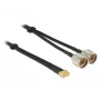 Cable coaxial DeLOCK 89467 RG-58 5 m 2x conector N macho 2x conector SMA macho negro