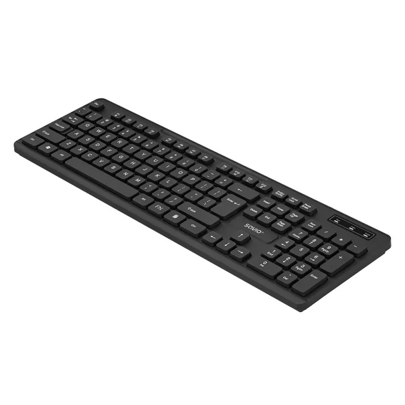 Savio KB-02 Teclado Home/Office USB QWERTY Negro