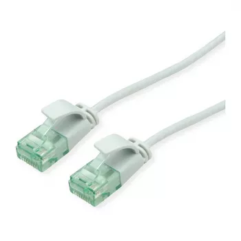 ROLINE RM Cable de parcheo UTP DataCenter Cat.6A (Clase EA), delgado, gris, 0,5 m