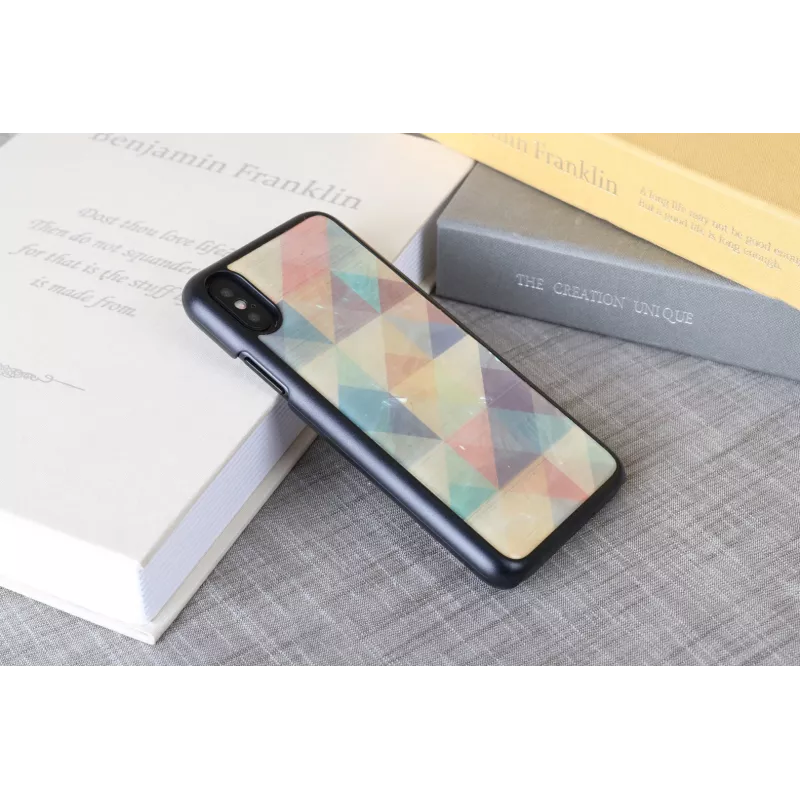 Funda para smartphone iKins para iPhone XS / iPhone XS Mosaic negro