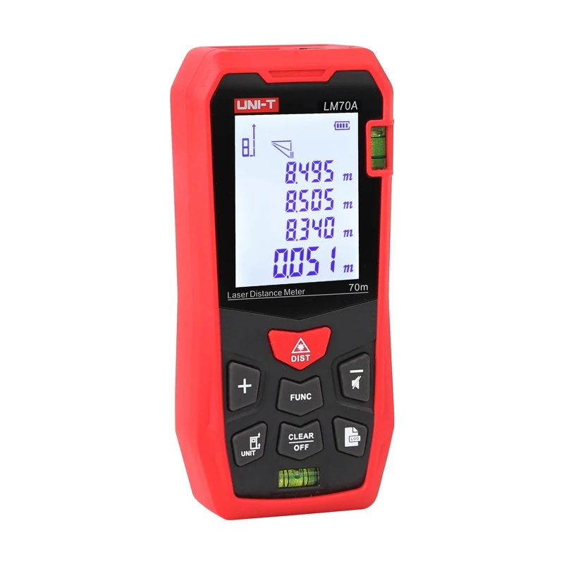 UNI-T LM70A Medidor láser de distancia, 70 m