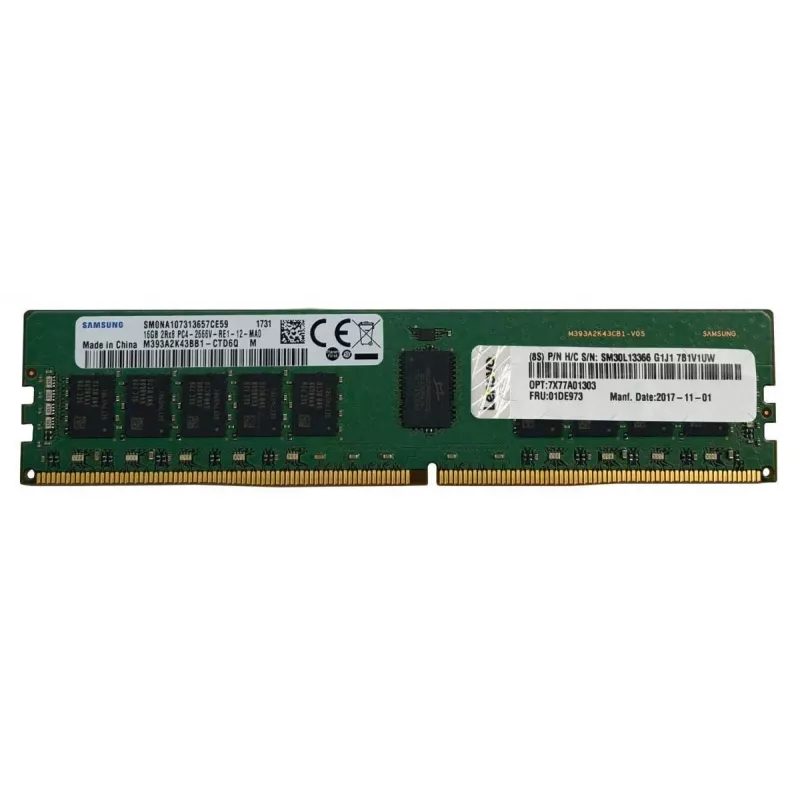Lenovo - TruDDR4 - DDR4 - Módulo - 16 GB - DIMM 288-PIN - 3200 MHz 1.2 V sin búfer ECC
