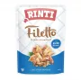 Alimento húmedo para perros RINTI Filetto Filete de pollo con pato 100 g — alimento completo para perros adultos, 14% proteína, 82% humedad