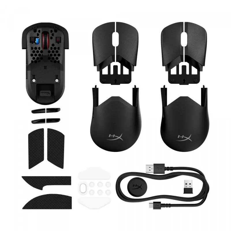 Ratón gaming HyperX Pulsefire Saga Pro inalámbrico (negro)