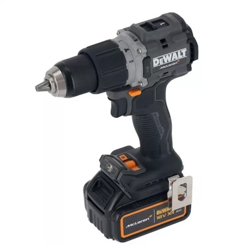 Taladro atornillador DeWalt MCLAREN DCD85MP2T 18V negro, amarillo