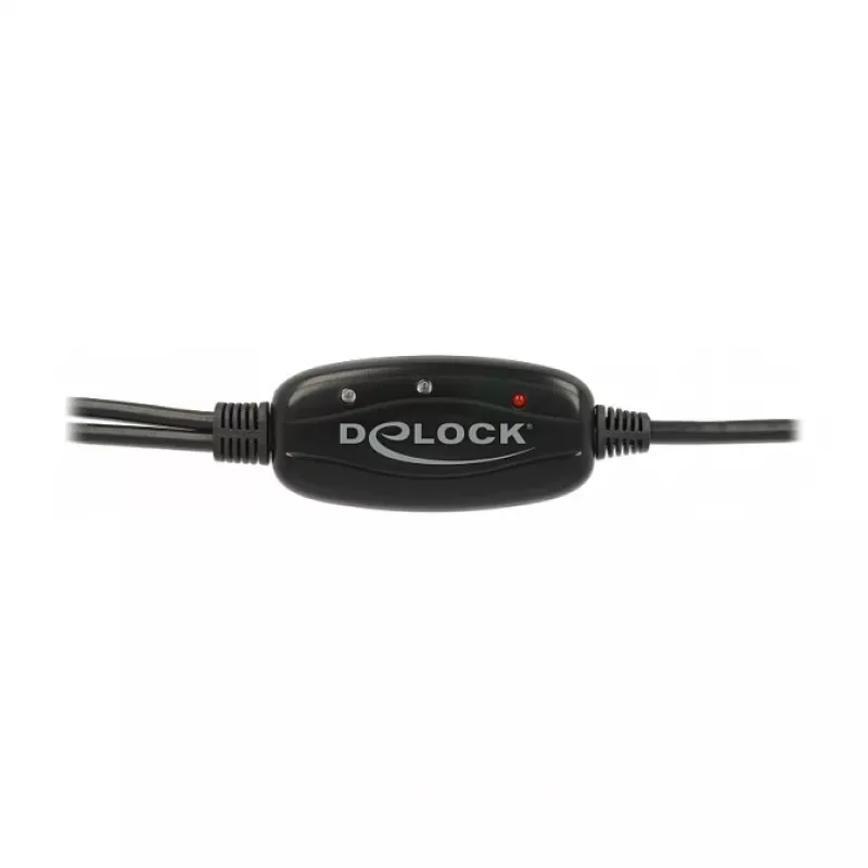 Cable serie DeLOCK 63466 USB Type-A DB-9 1,5 m negro verde amarillo