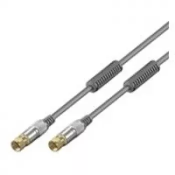 Wentronic Home Theater HT 601-0500 - Cable de antena - conector macho F - conector macho F - 5 m (52542)