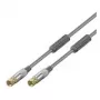 Wentronic Home Theater HT 601-0500 - Cable de antena - conector macho F - conector macho F - 5 m (52542)