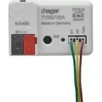 Hager HAG TYBS702A entrada binaria 2 canales, empotrar, KNX (TYBS702A)