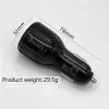 Manta MCC01QC3 cargador de coche, 2x USB, Quick Charge 3.0