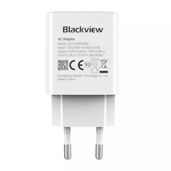 Cargador NegroVIEW CHAR-18W 18 W de potencia — cargador de pared USB compacto para dispositivos móviles