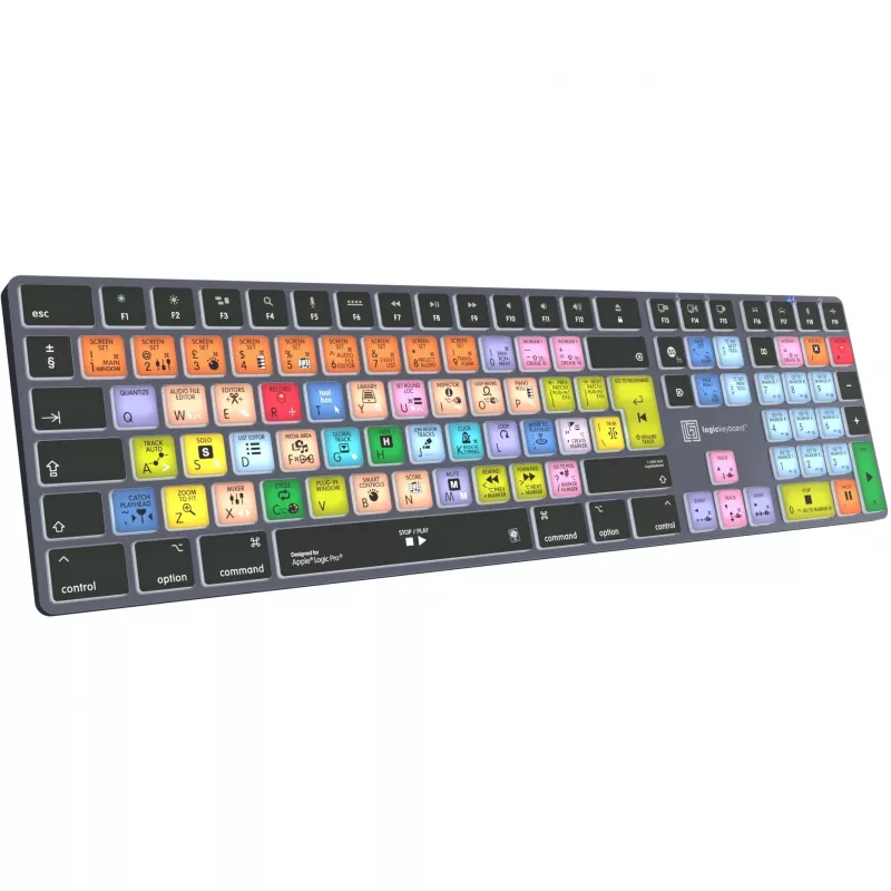Teclado Logickeyboard LKB-LOGXP2-TM-UK Office QWERTY inglés tamaño completo