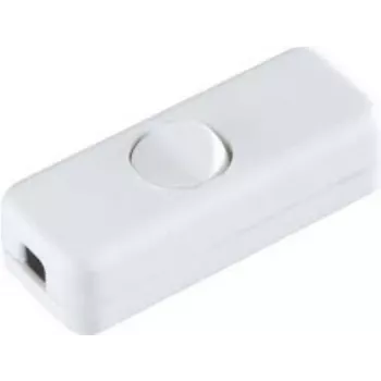 Interruptor de balancín Bachmann 924.037 1P blanco — 61×23×15 mm
