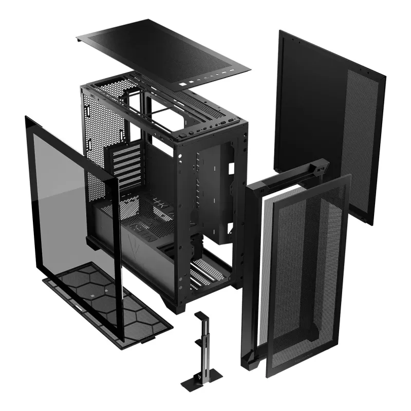Modecom Volcano Expanse S Midi caja, negra