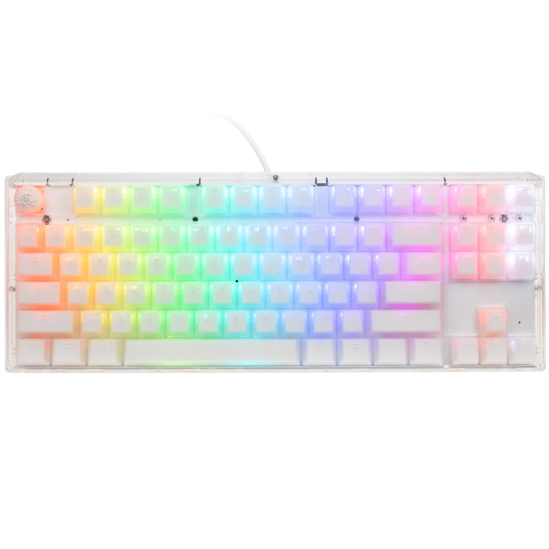 Teclado Ducky One 3 TKL Gaming USB QWERTY inglés blanco