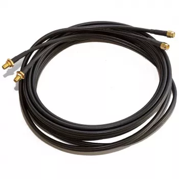 Poynting - Accesorio para antenas - Cable - A-CAB-92 - 5 m Twin HDF-195 Low Loss cable conector macho SMA a conector hembra SMA (A-CAB-092)