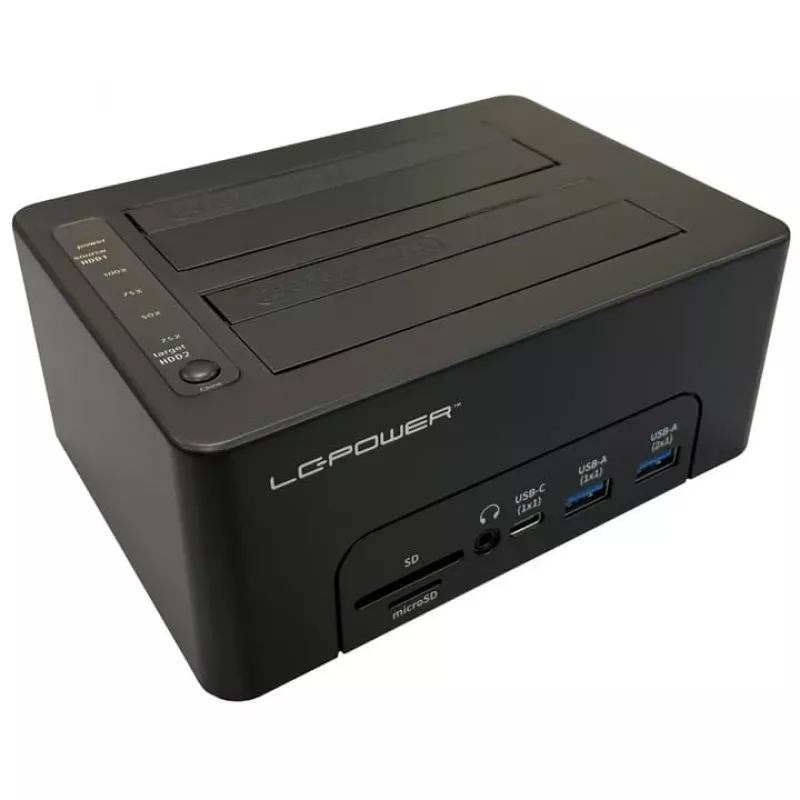 Base de acoplamiento LC-Power USB 3.2 Gen 2x1