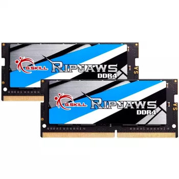 SO-DIMM 32 GB DDR4-2666 (2x 16 GB) kit dual, memoria RAM F4-2666C19D-32GRS, Ripjaws