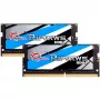 SO-DIMM 32 GB DDR4-2666 (2x 16 GB) kit dual, memoria RAM F4-2666C19D-32GRS, Ripjaws
