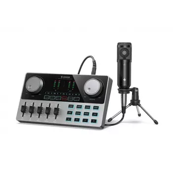 Donner Podcast Starter Kit - Set de grabación para podcast