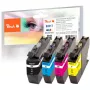 Peach multipack con chip, compatible con Brother LC-3217VALP