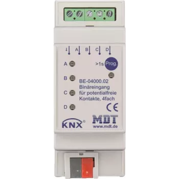 MDT BE-04000.02 Entrada binaria 4 canales, 2TE, REG (BE-04000.02)